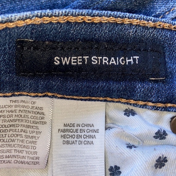 Lucky Brand Sweet Straight Blue Jeans Size 2/26 - Picture 3 of 13